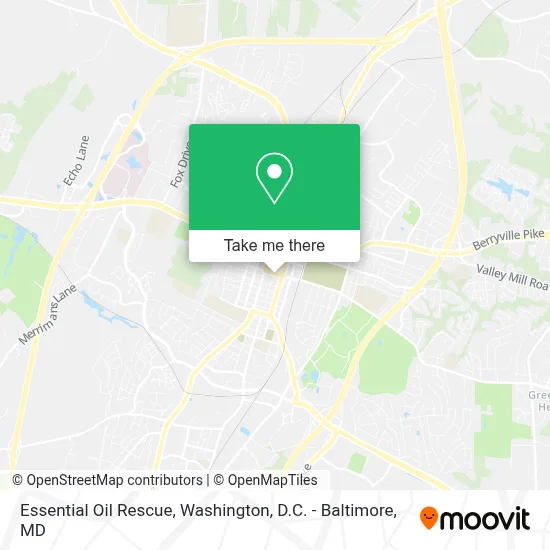 Essential Oil Rescue map