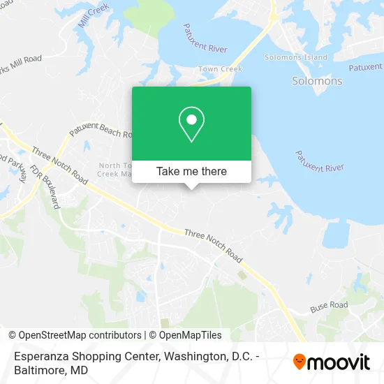 Esperanza Shopping Center map