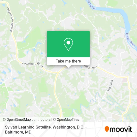 Sylvan Learning Satellite map