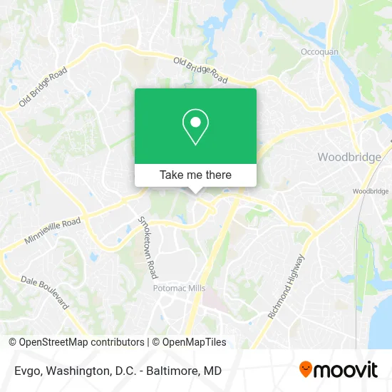 Evgo map