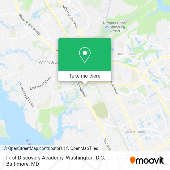 First Discovery Academy map