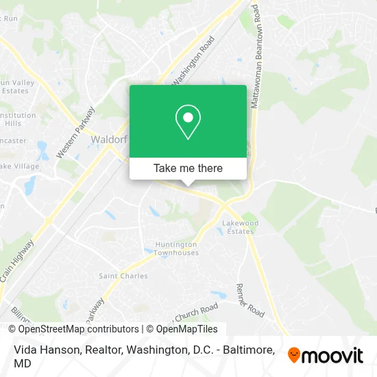 Vida Hanson, Realtor map