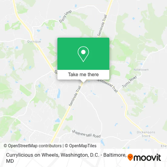 Currylicious on Wheels map