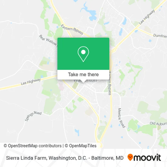 Sierra Linda Farm map