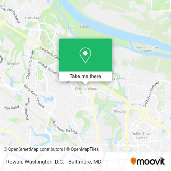 Rowan map