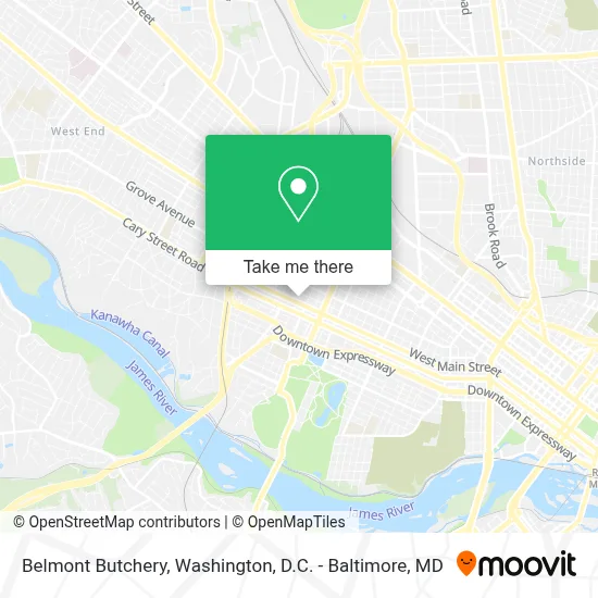 Belmont Butchery map