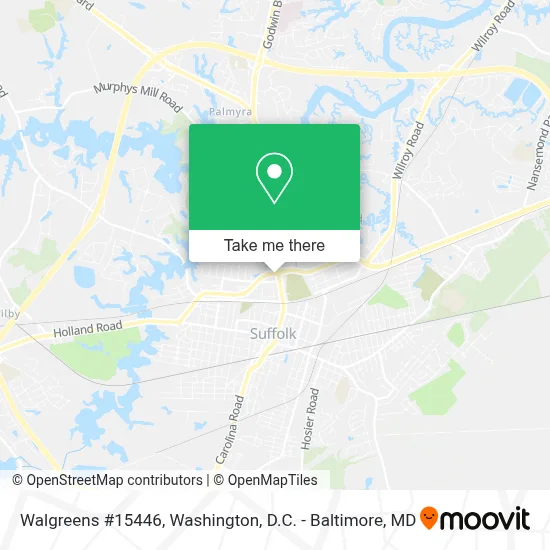 Walgreens #15446 map