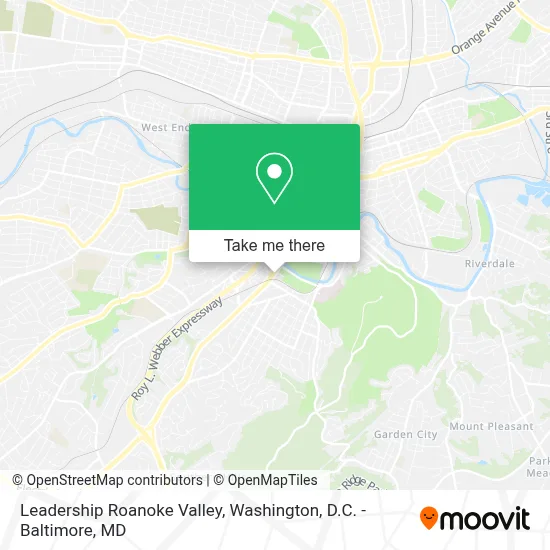 Leadership Roanoke Valley map