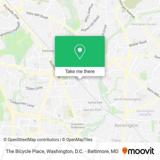 The Bicycle Place map