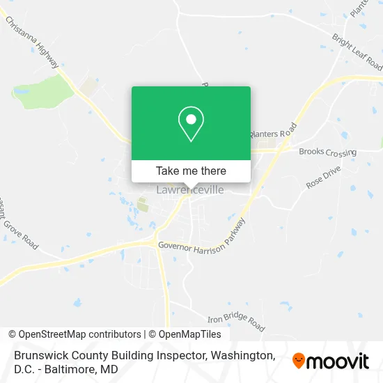 Brunswick County Building Inspector map
