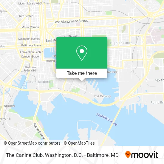 The Canine Club map