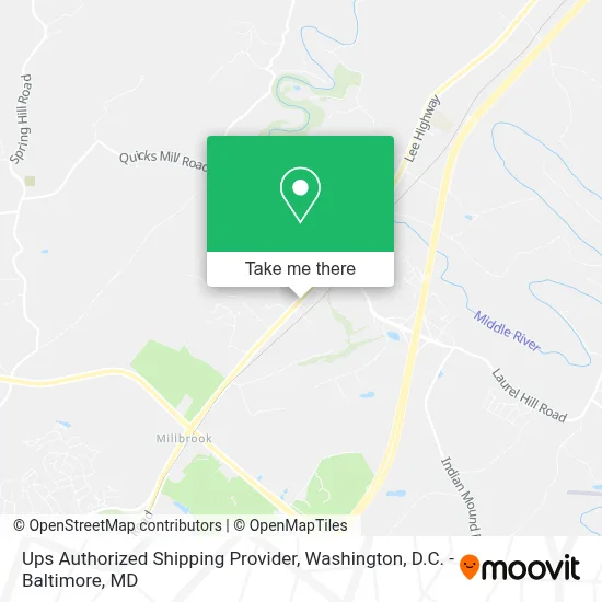 Ups Authorized Shipping Provider map