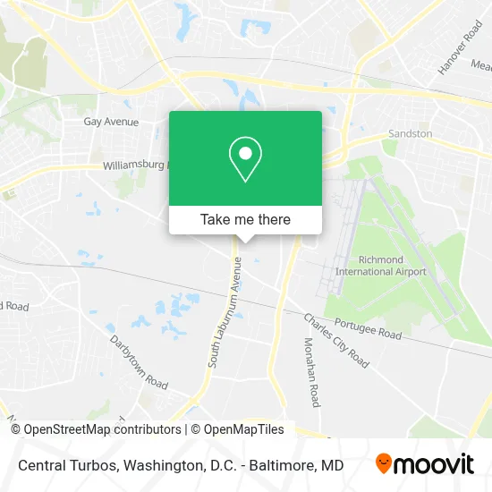 Central Turbos map