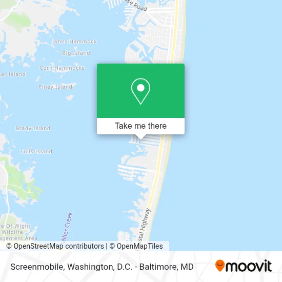 Screenmobile map
