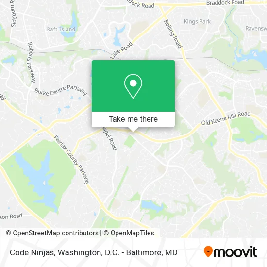 Code Ninjas map
