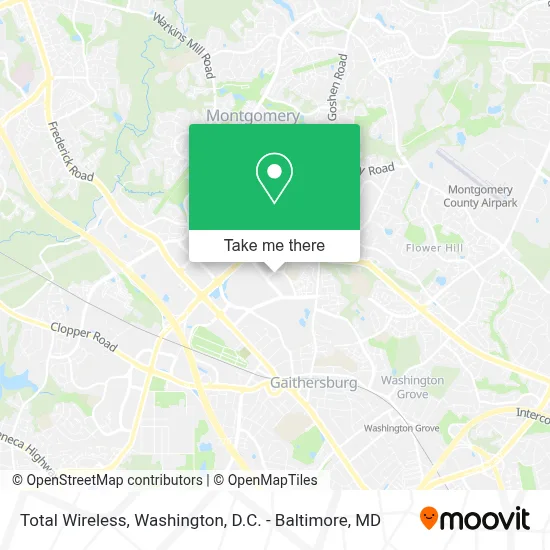 Total Wireless map