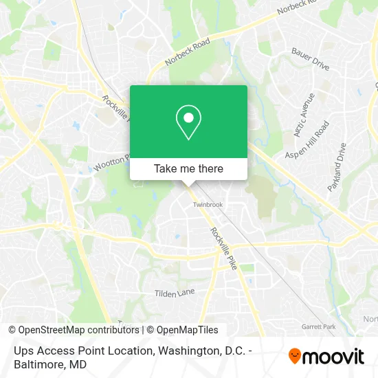 Ups Access Point Location map