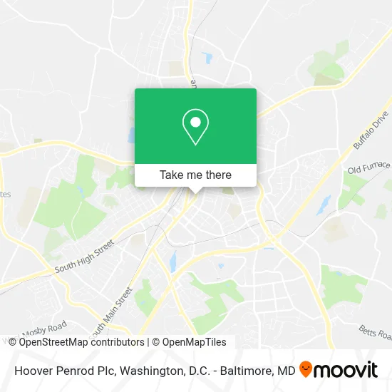 Hoover Penrod Plc map