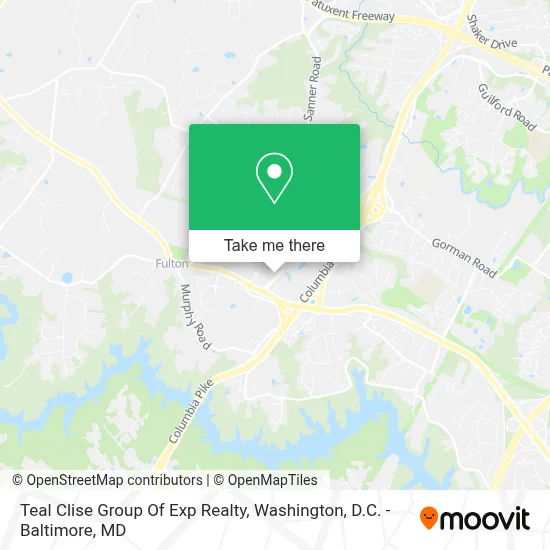 Teal Clise Group Of Exp Realty map