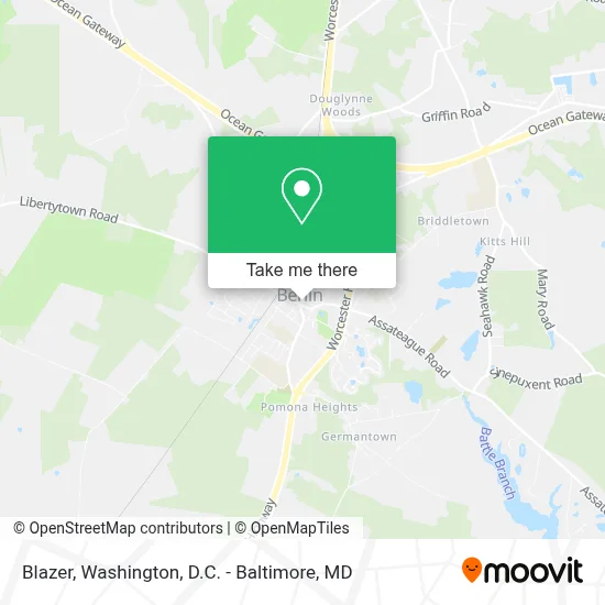 Blazer map