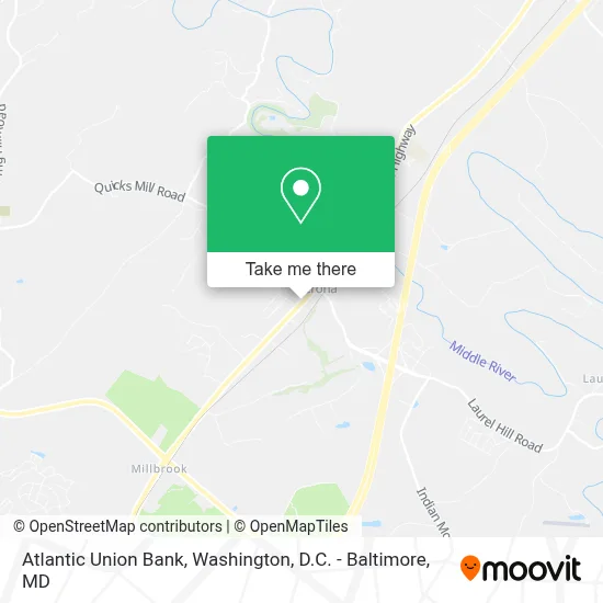 Atlantic Union Bank map