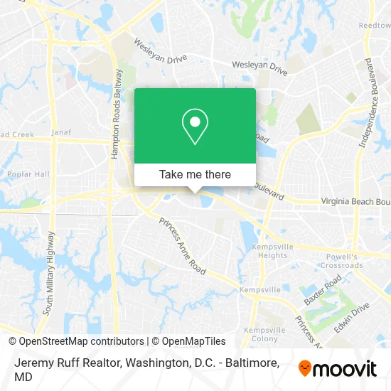 Jeremy Ruff Realtor map