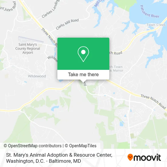 St. Mary's Animal Adoption & Resource Center map