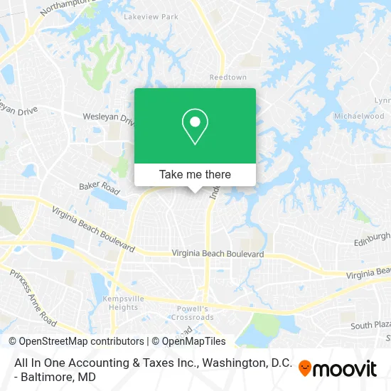 All In One Accounting & Taxes Inc. map