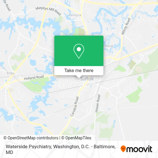Waterside Psychiatry map