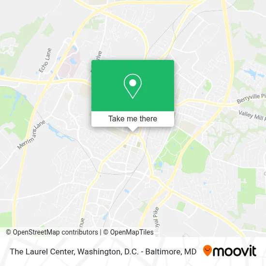 The Laurel Center map
