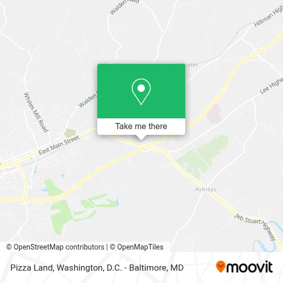 Pizza Land map