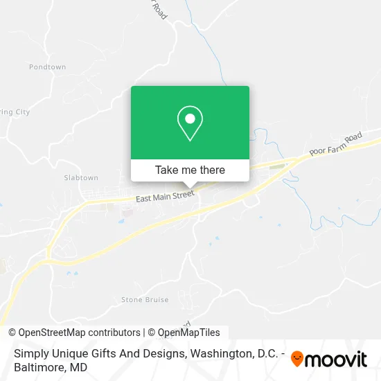 Simply Unique Gifts And Designs map