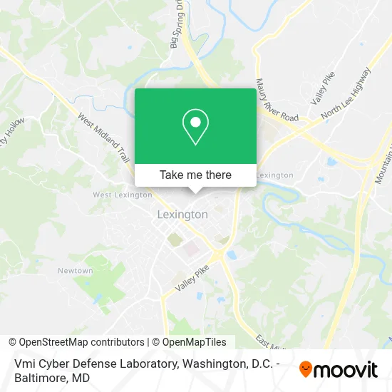 Vmi Cyber Defense Laboratory map