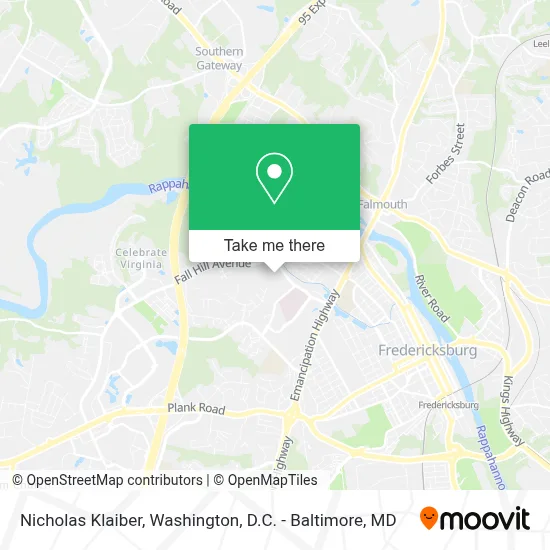Nicholas Klaiber map
