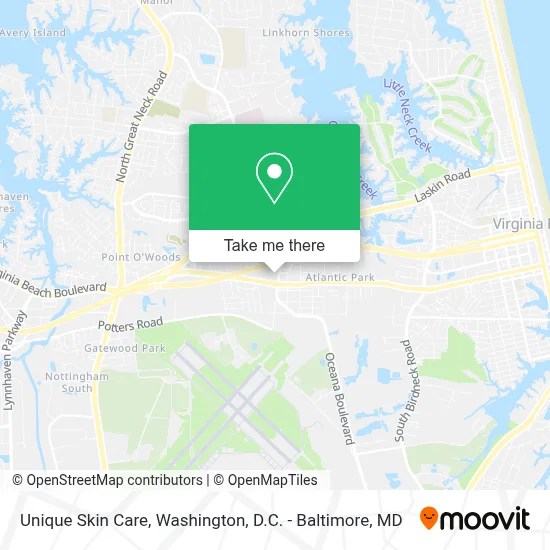 Unique Skin Care map