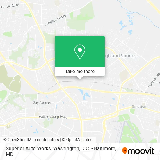 Superior Auto Works map