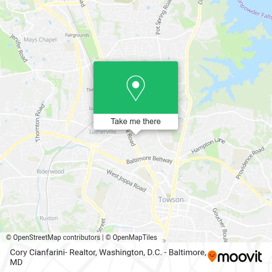Cory Cianfarini- Realtor map