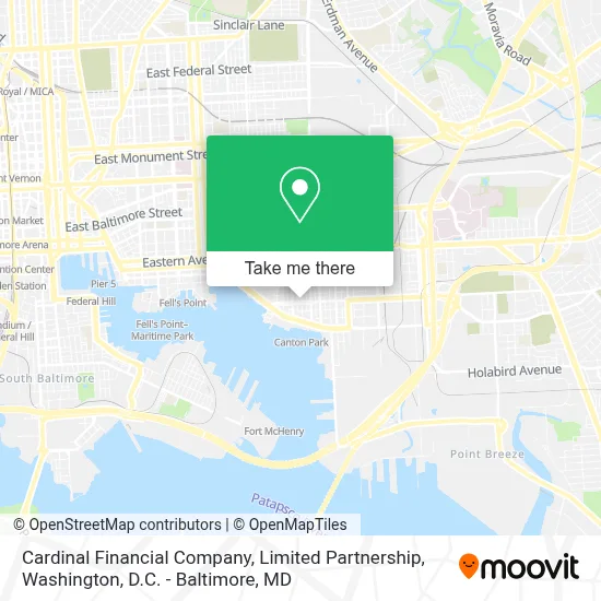 Cardinal Financial Company, Limited Partnership map