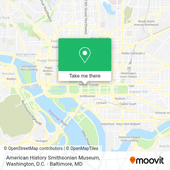 American History Smithsonian Museum map