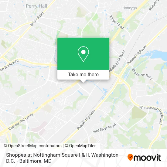 Shoppes at Nottingham Square I & II map
