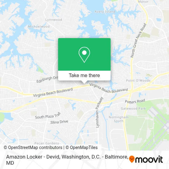Amazon Locker - Devid map