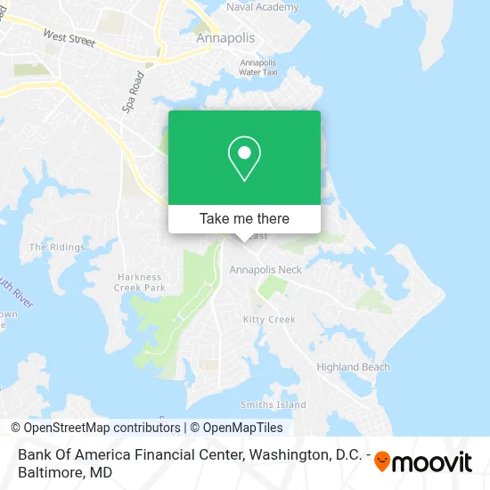 Bank Of America Financial Center map