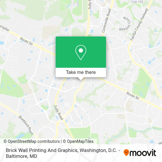 Brick Wall Printing And Graphics map