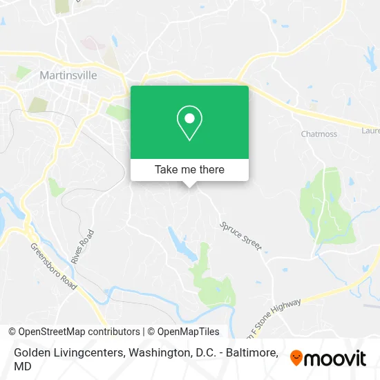 Golden Livingcenters map