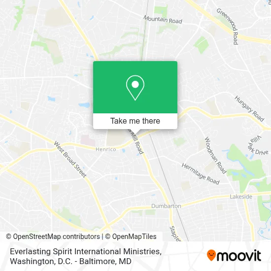 Everlasting Spirit International Ministries map