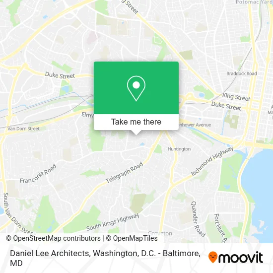 Daniel Lee Architects map