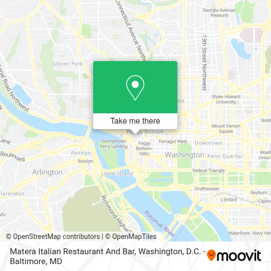 Matera Italian Restaurant And Bar map