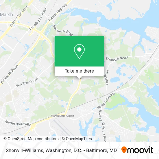 Sherwin-Williams map