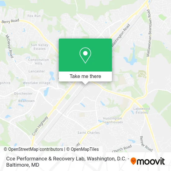 Cce Performance & Recovery Lab map