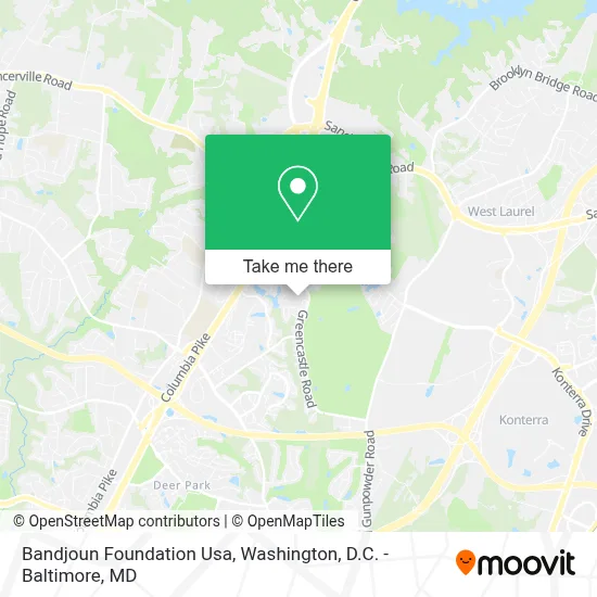 Bandjoun Foundation Usa map